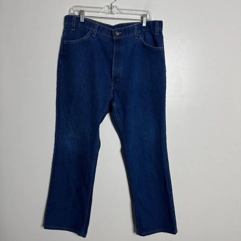 Vtg Levi's Orange Tab Jeans Mens USA 40 x 30 (Actual: 36‎ x 28) Blue